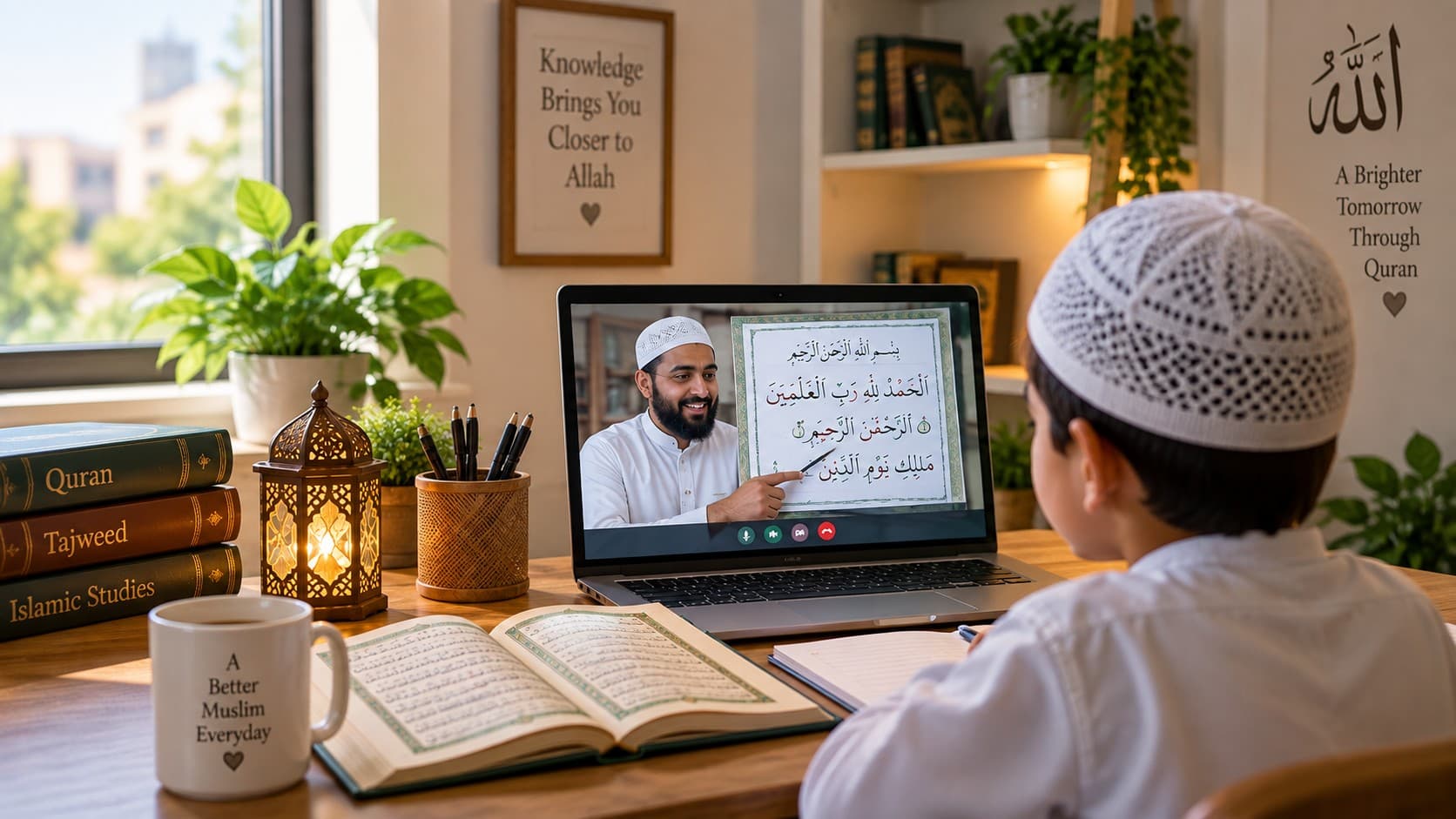 Reading the Quran while learning proper recitation