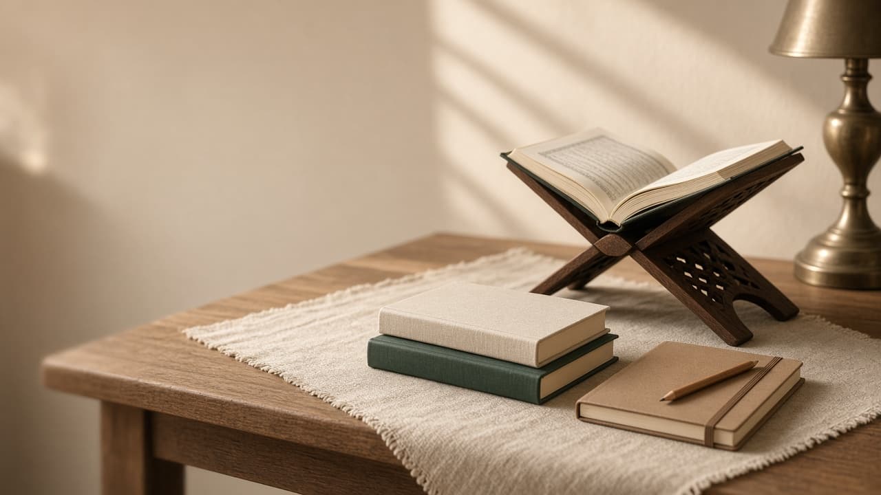 Quran study with translation and Tafsir reference materials