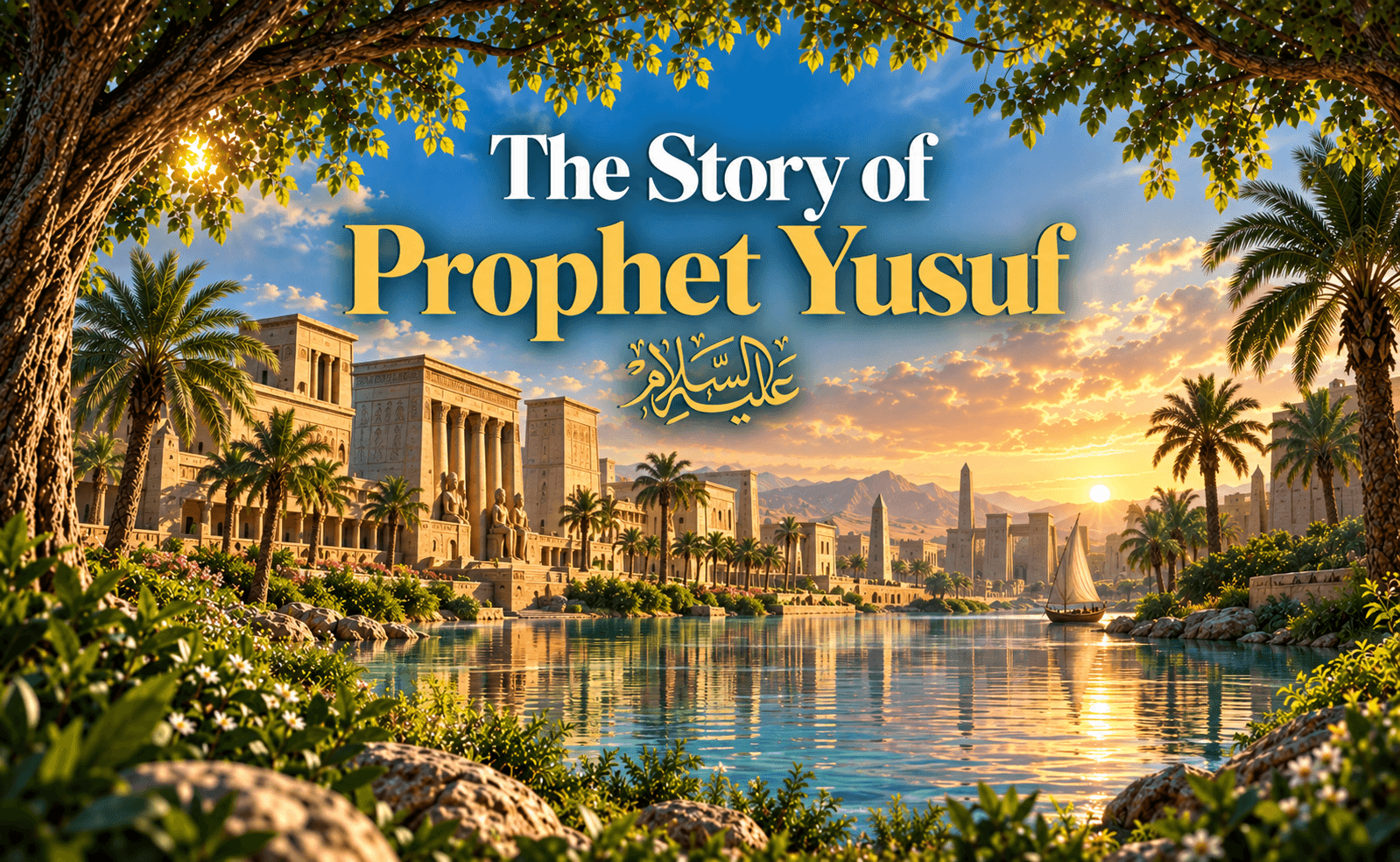 The Story of Prophet Yusuf Islamic story illustration